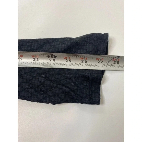 Prana Misty Full Length Leggings Textured Ruched Size Medium Black NWT - Picture 10 of 10